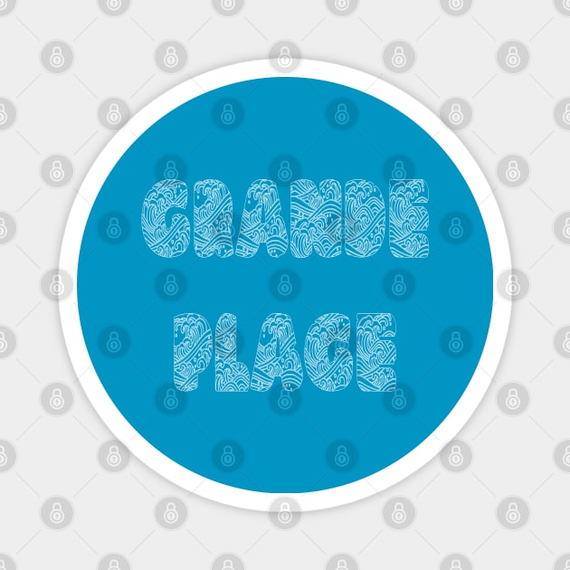 Grande Plage Magnet by yayor